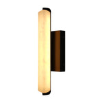 Natural Alabaster Wall Sconces 15in / Black