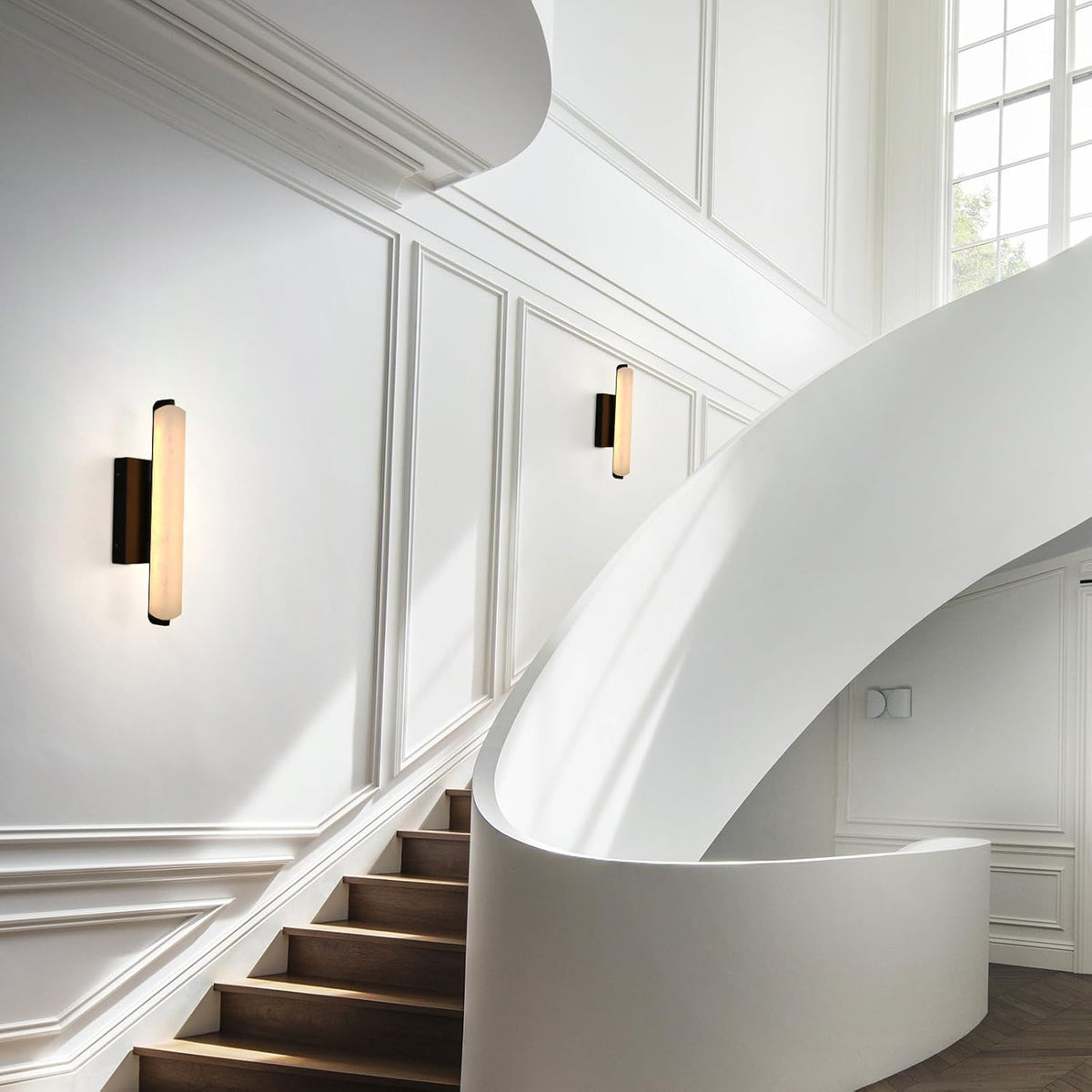 Natural Alabaster Wall Sconces