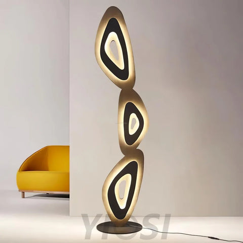 Nevis Floor Lamp ∅ 29.5″ - Pillar-1-Yiosilamp