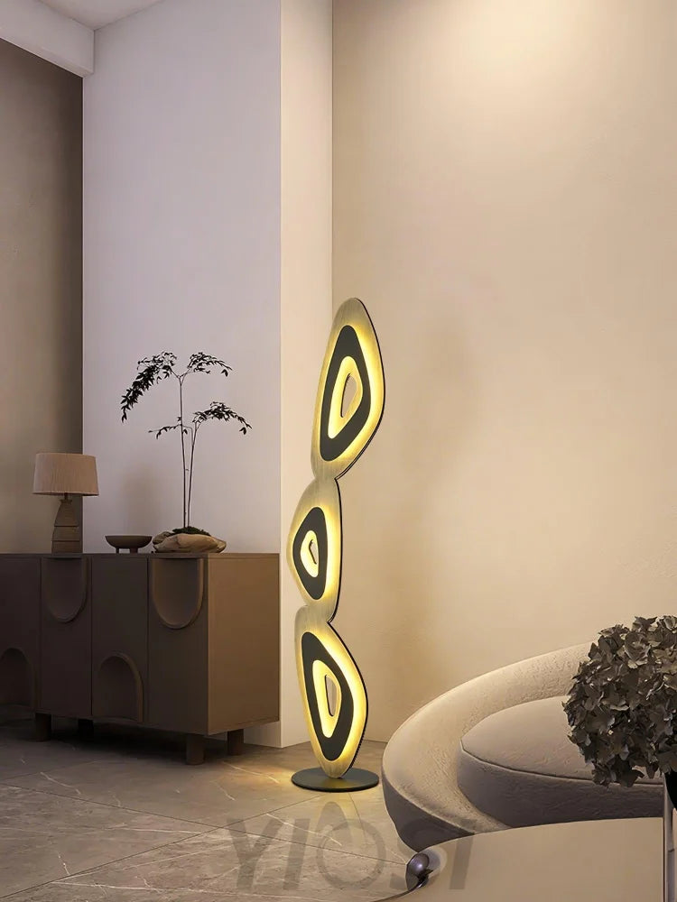 Nevis Floor Lamp ∅ 29.5″ - Pillar-1-Yiosilamp