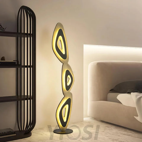 Nevis Floor Lamp ∅ 29.5″ - Pillar-1-Yiosilamp