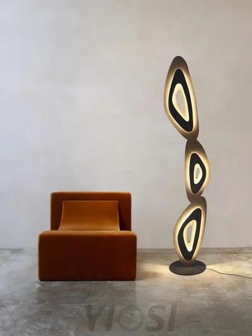 Nevis Floor Lamp ∅ 29.5″ - Pillar-1-Yiosilamp