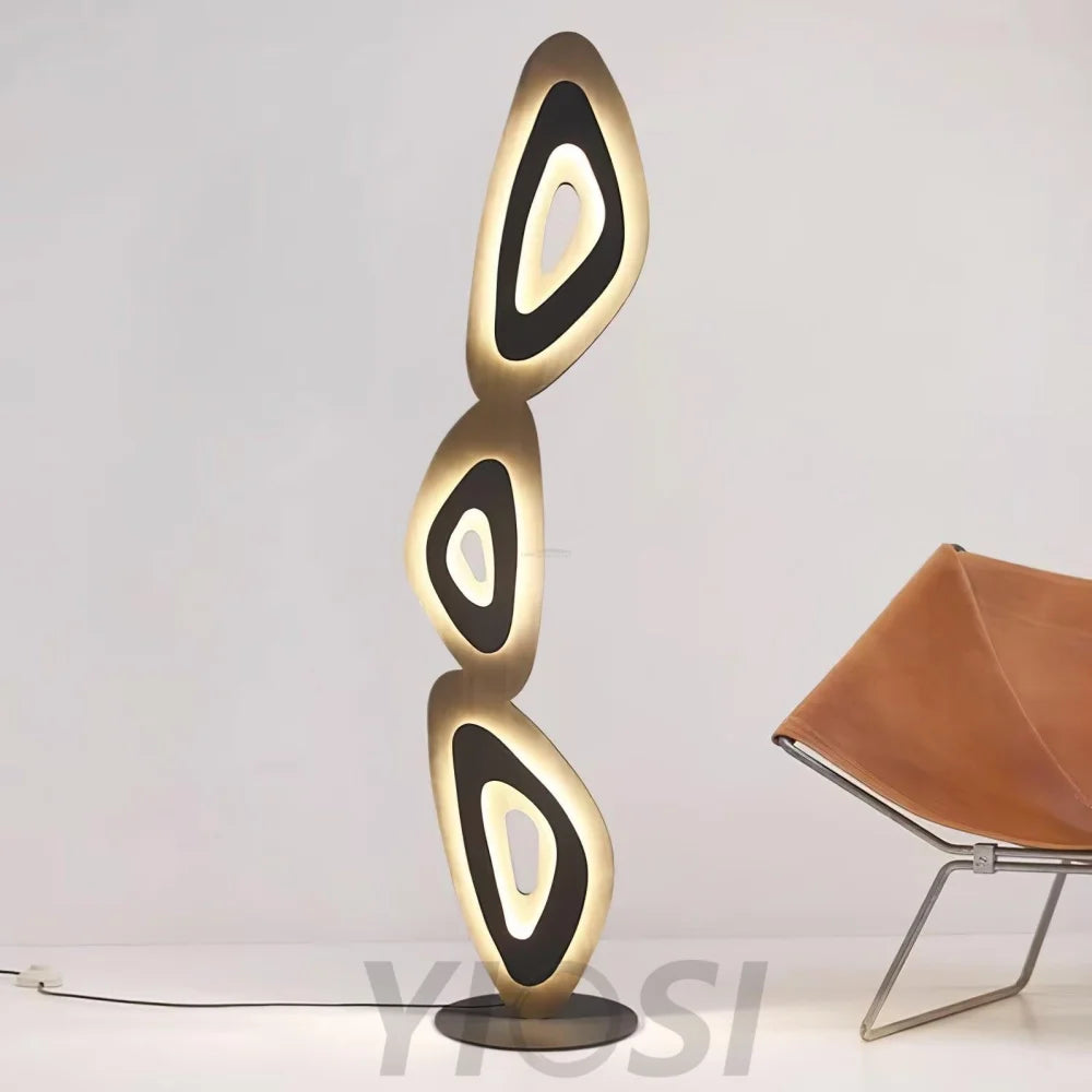 Nevis Floor Lamp ∅ 29.5″ - Pillar-1-Yiosilamp