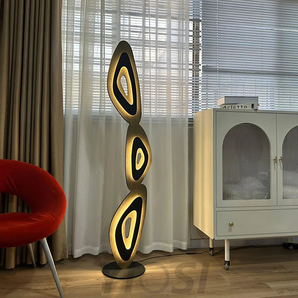 Nevis Floor Lamp ∅ 29.5″ - Pillar-1-Yiosilamp