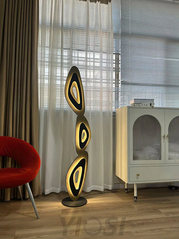 Nevis Floor Lamp ∅ 29.5″ - Pillar-1-Yiosilamp