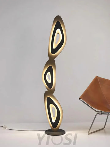 Nevis Floor Lamp ∅ 29.5″ - Pillar-1-Yiosilamp