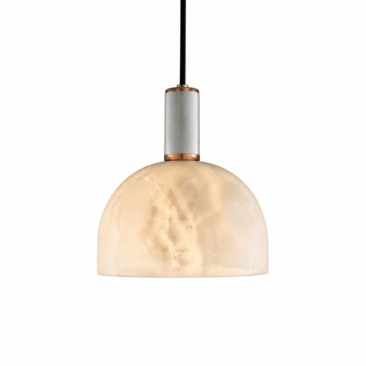 New Style Washboard Marble Slice Pendant Light L54"