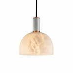 New Style Washboard Marble Slice Pendant Light L54"