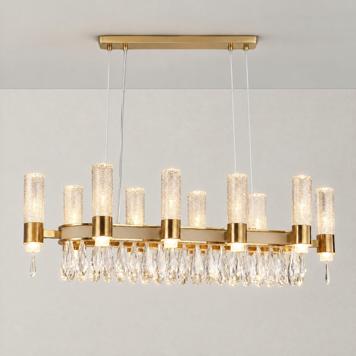 Nido Crystal Linear Chandelier