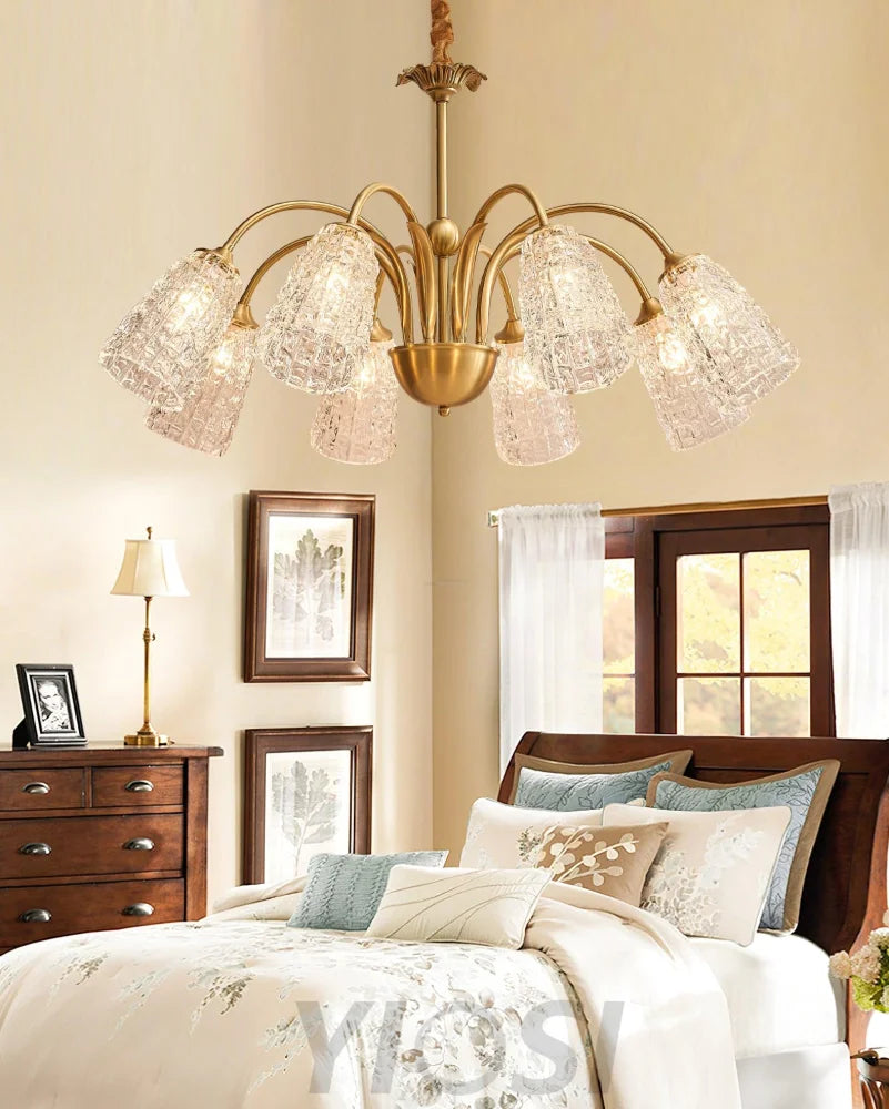 Nikoll Chandelier with 4/5/6/8/10 heads - Zahara-1-Yiosilamp