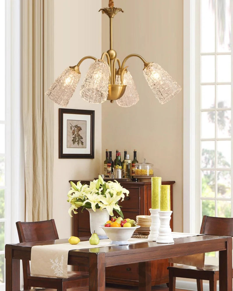 Nikoll Chandelier with 4/5/6/8/10 heads - Zahara-1-Yiosilamp