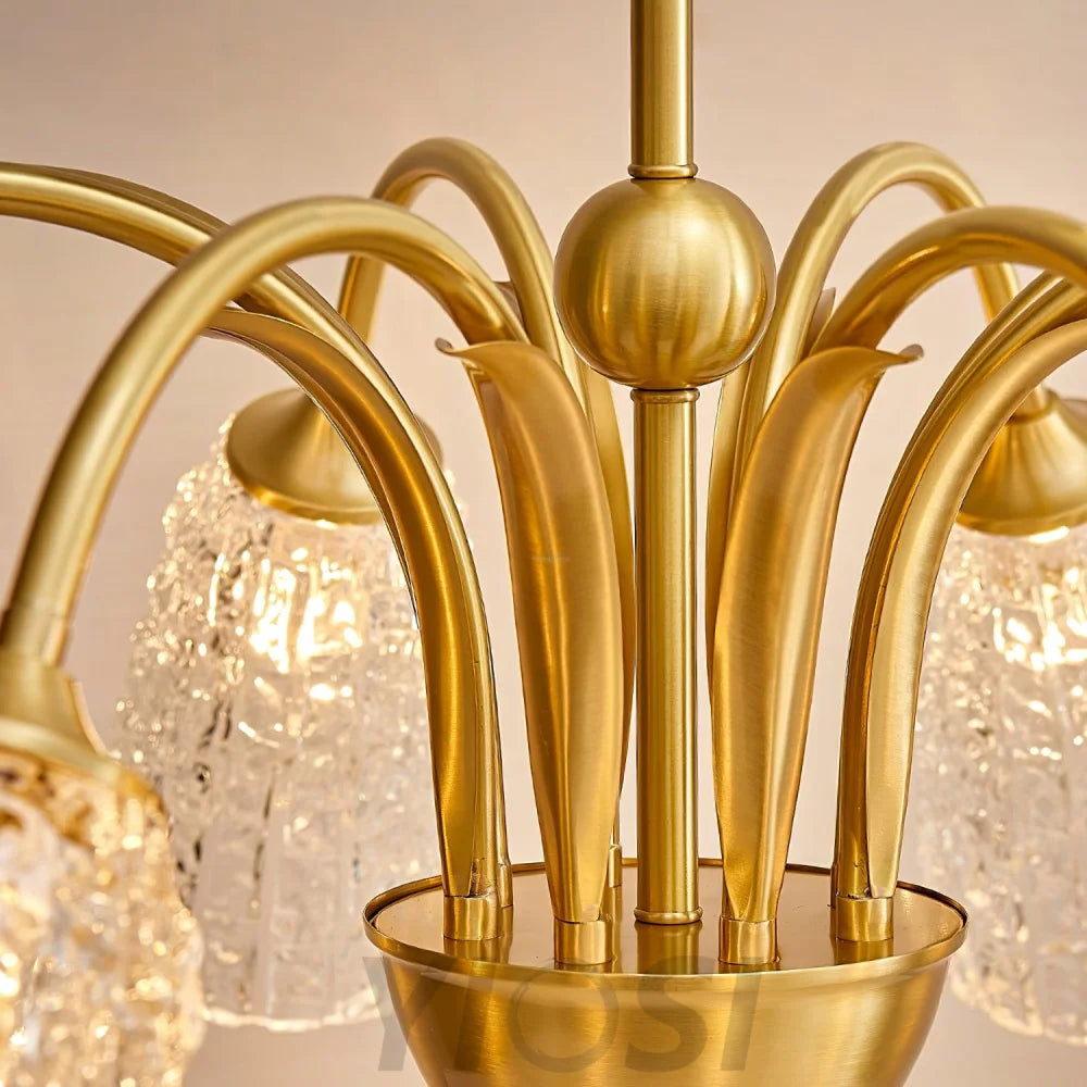 Nikoll Chandelier with 4/5/6/8/10 heads - Zahara-1-Yiosilamp