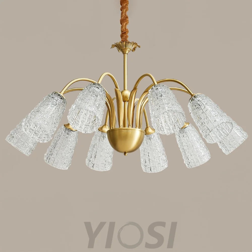 Nikoll Chandelier with 4/5/6/8/10 heads - Zahara-1-Yiosilamp