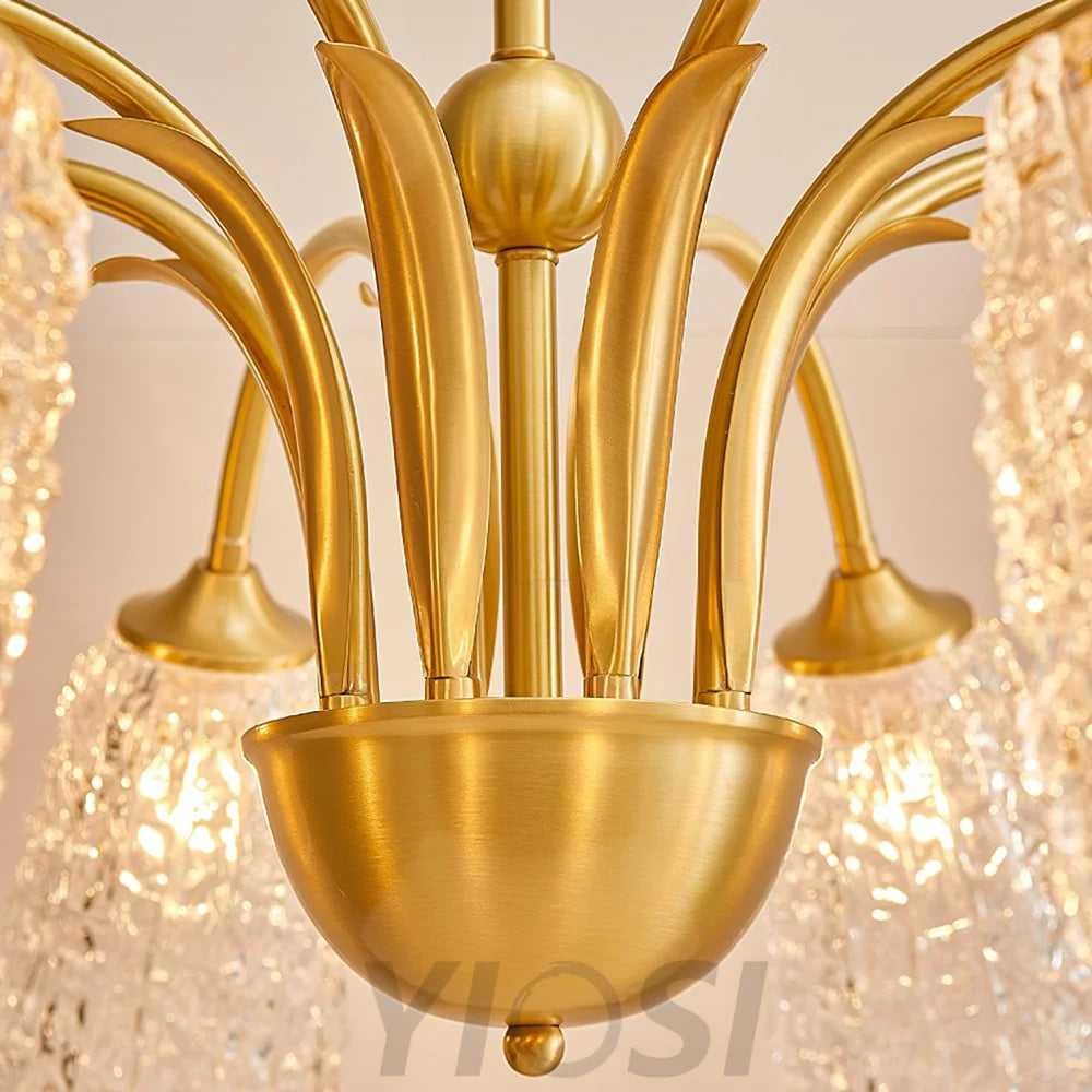 Nikoll Chandelier with 4/5/6/8/10 heads - Zahara-1-Yiosilamp