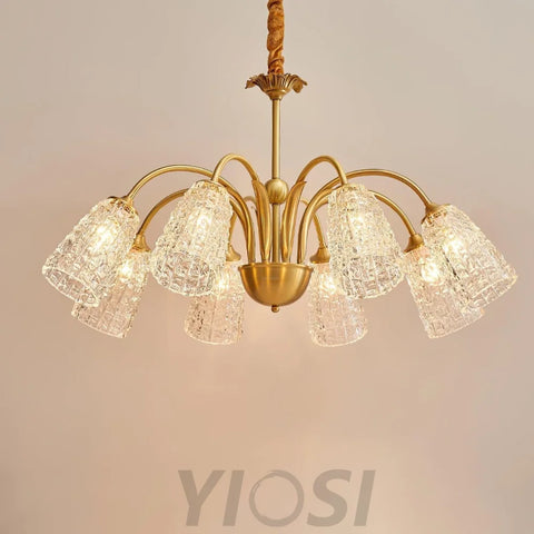 Nikoll Chandelier with 4/5/6/8/10 heads - Zahara-1-Yiosilamp