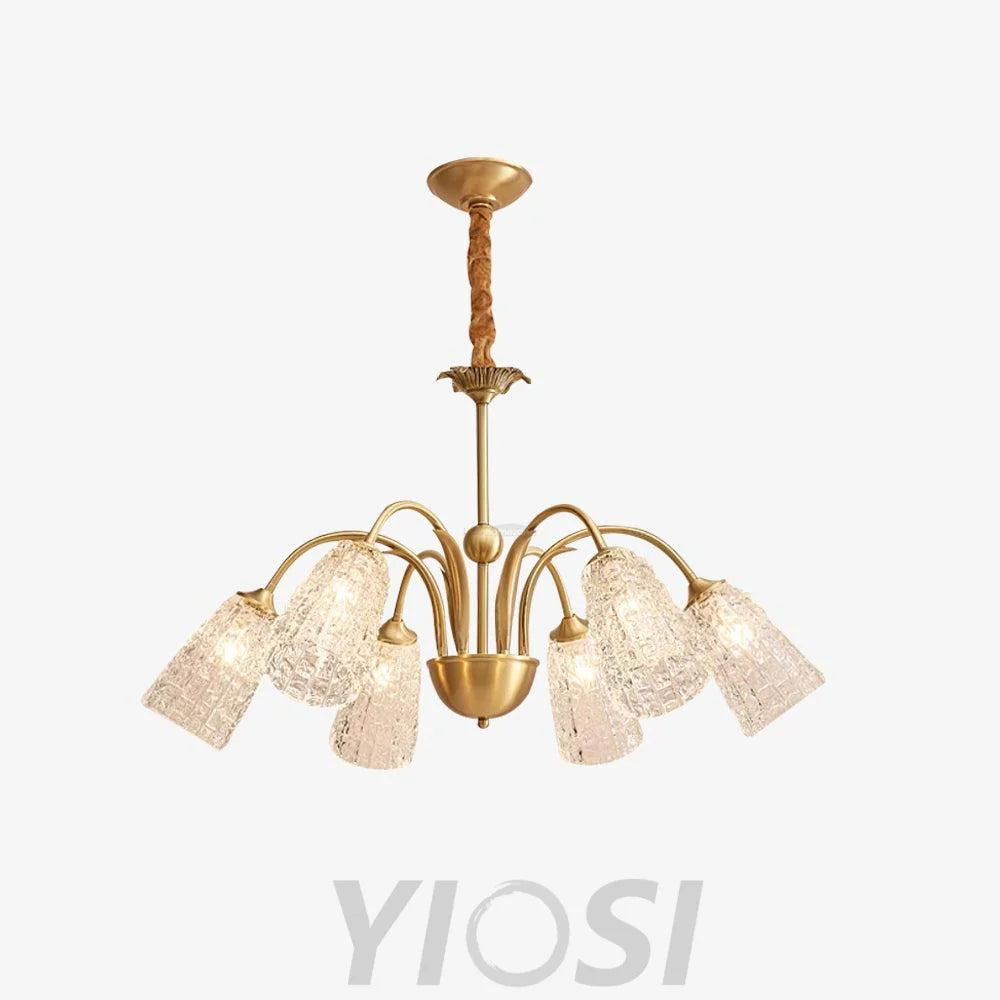 Nikoll Chandelier with 4/5/6/8/10 heads - Zahara-1-Yiosilamp
