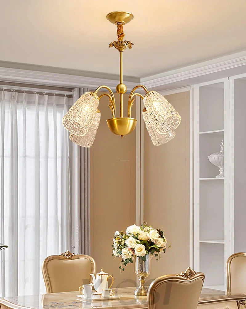 Nikoll Chandelier with 4/5/6/8/10 heads - Zahara-1-Yiosilamp