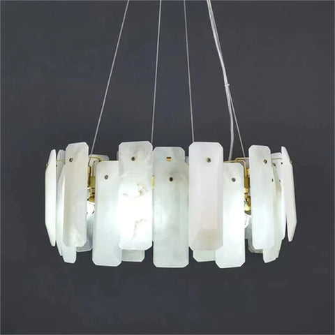 Noah Alabaster Round Chandelier 20’’D Chandelier