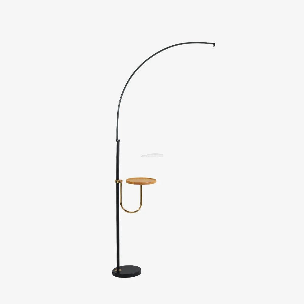 Nordic Arc Floor Lamp L 23.6″ - Bent-1-Yiosilamp