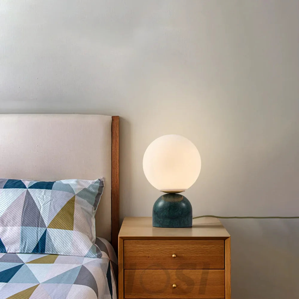 Nordic Bedside Marble Table Lamp