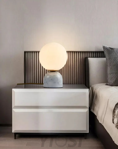 Nordic Bedside Marble Table Lamp