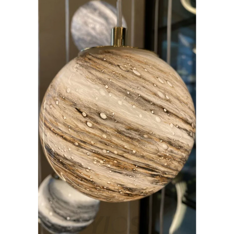 Nordic Planet Creative Long Pendant Chandelier For Staircase/Foyer/High-Ceiling Hallway Chandeliers