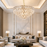 Notturno Crystal Crown Chandelier