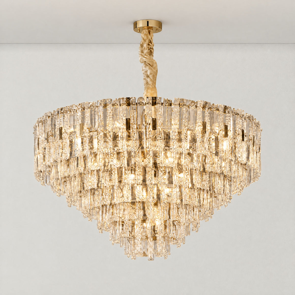 Notturno Crystal Crown Chandelier