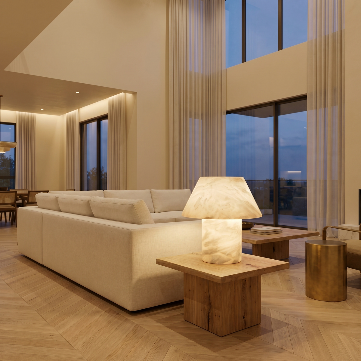 Yiosi Obelisco Mushroom Large Table Lamp - Image 3