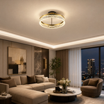 Ocean Star Modern Crystal Flush Mount Ceiling Light - main