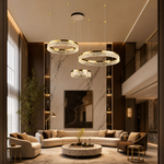 Ocean Star Modern Multi-Tier Cluster Chandelier - scene