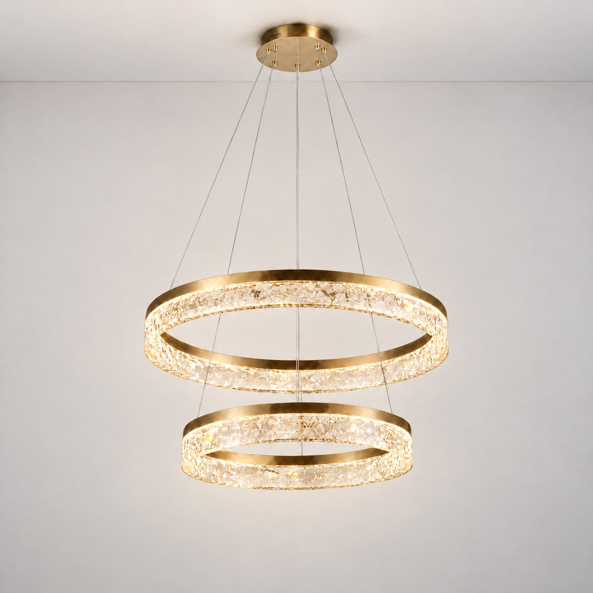 Ocean Star Modern Sculptural Pendant Light – lights on