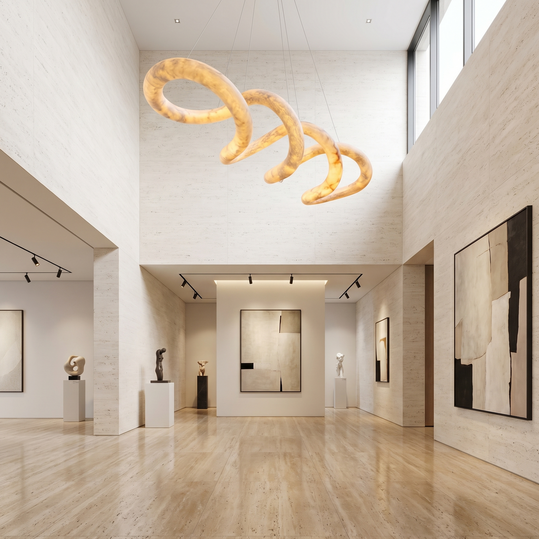Yiosi Onda Spiral Chandelier - Image 3