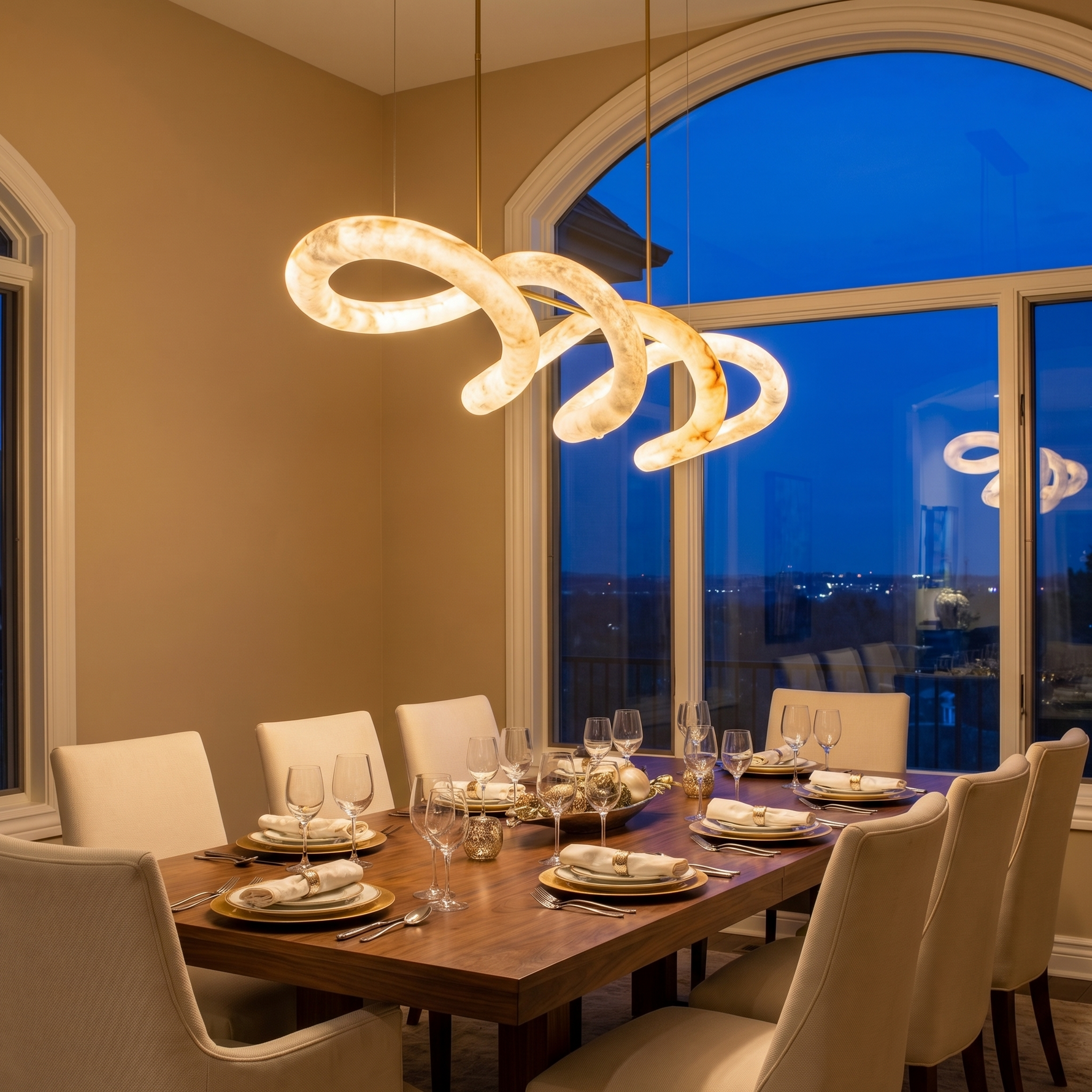Yiosi Onda Wave Linear Pendant Light - Image 3