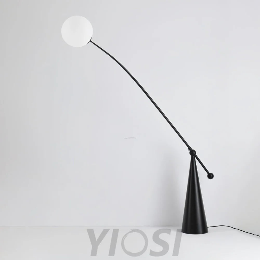 Opal Arc Floor Light - Bent-1-Yiosilamp