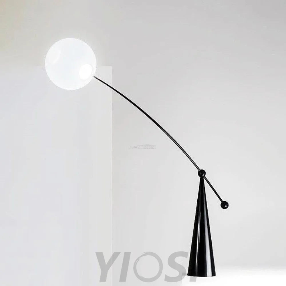 Opal Arc Floor Light - Bent-1-Yiosilamp