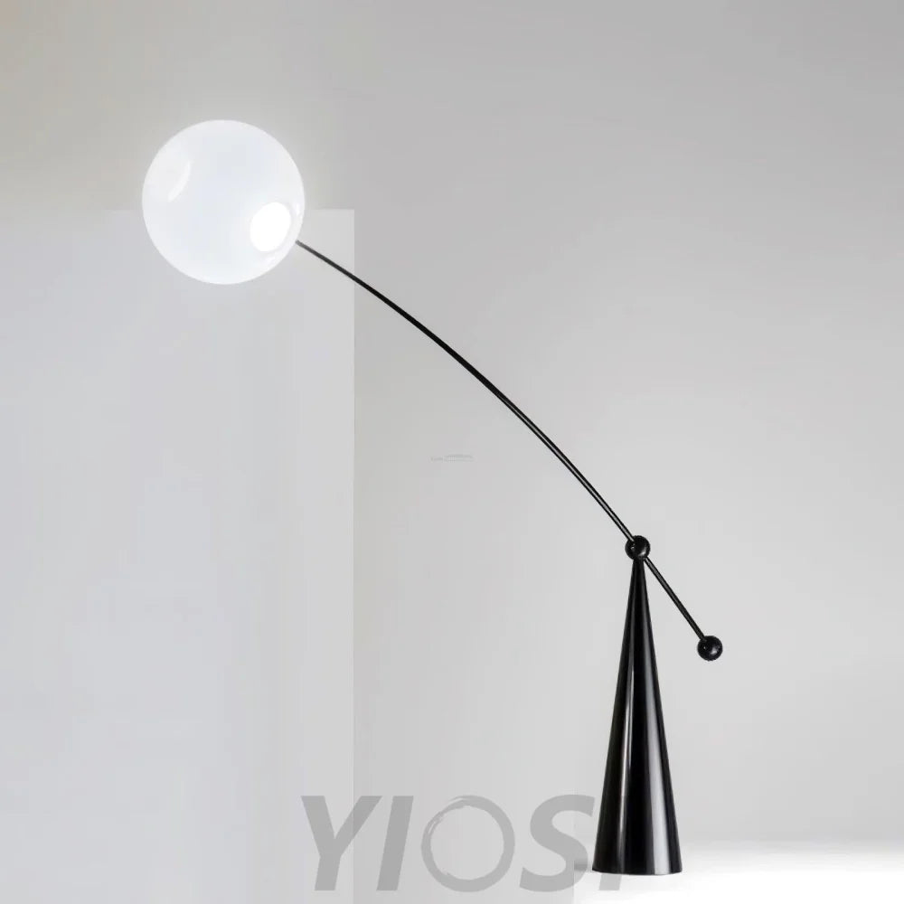 Opal Arc Floor Light - Bent-1-Yiosilamp