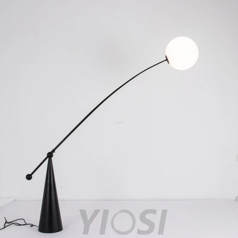 Opal Arc Floor Light - Bent-1-Yiosilamp