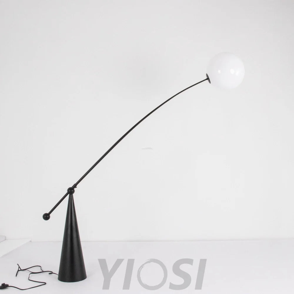 Opal Arc Floor Light - Bent-1-Yiosilamp