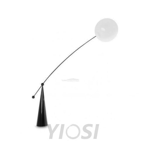 Opal Arc Floor Light - Bent-1-Yiosilamp