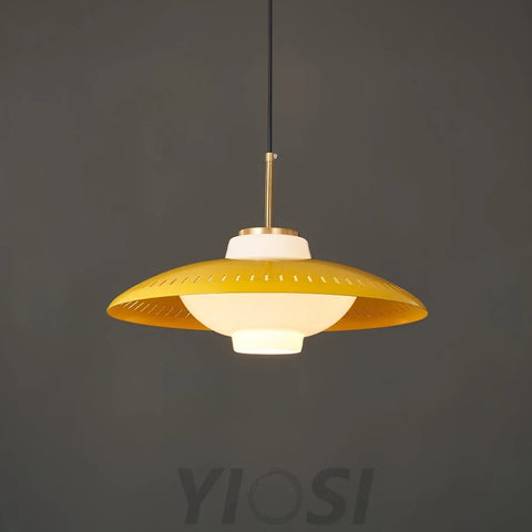 Opal Shade Pendant - Frisbee-1-Yiosilamp
