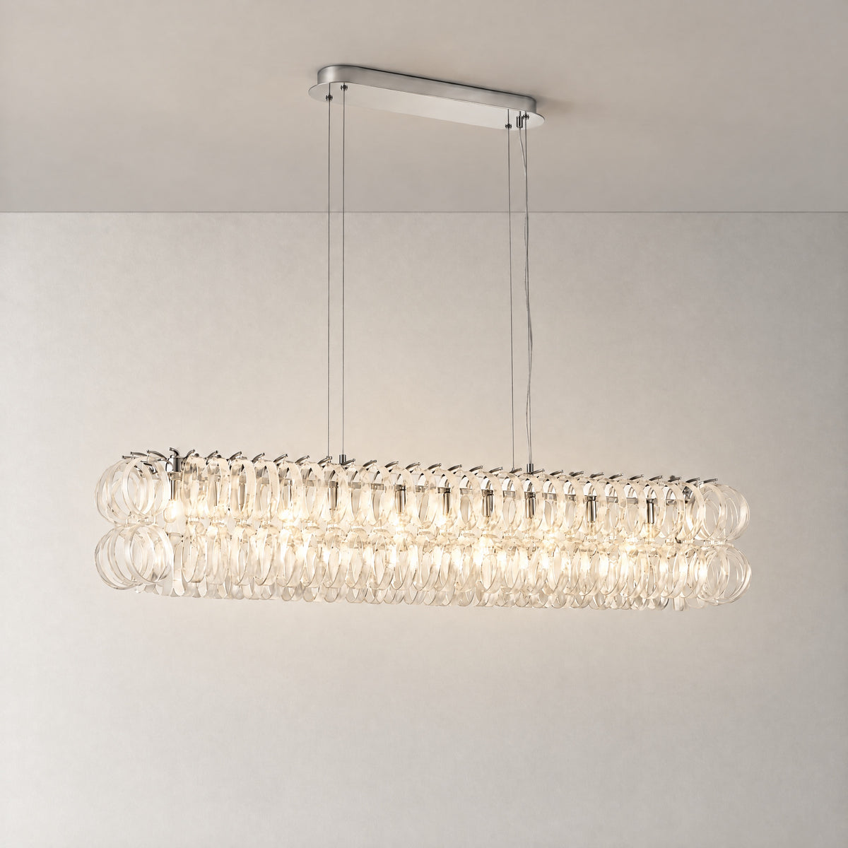 Opulence Modern Oval Chandelier