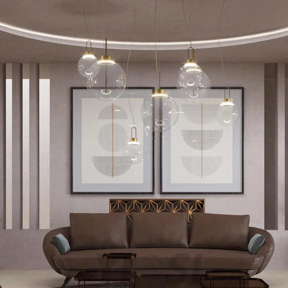 Orb Pendant Lamp ∅ 12.6″ - Yiosilamp