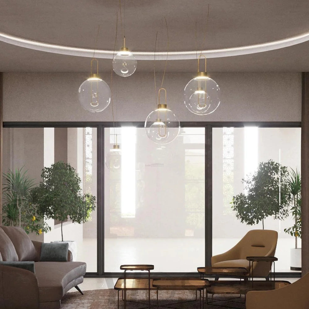Orb Pendant Lamp ∅ 12.6″ - Yiosilamp