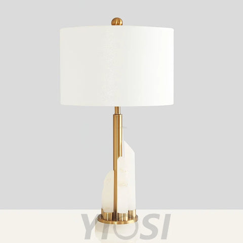 Orbit Metal Table Lamp - Alabaster-1-Yiosilamp