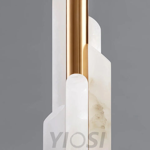 Orbit Metal Table Lamp - Alabaster-1-Yiosilamp