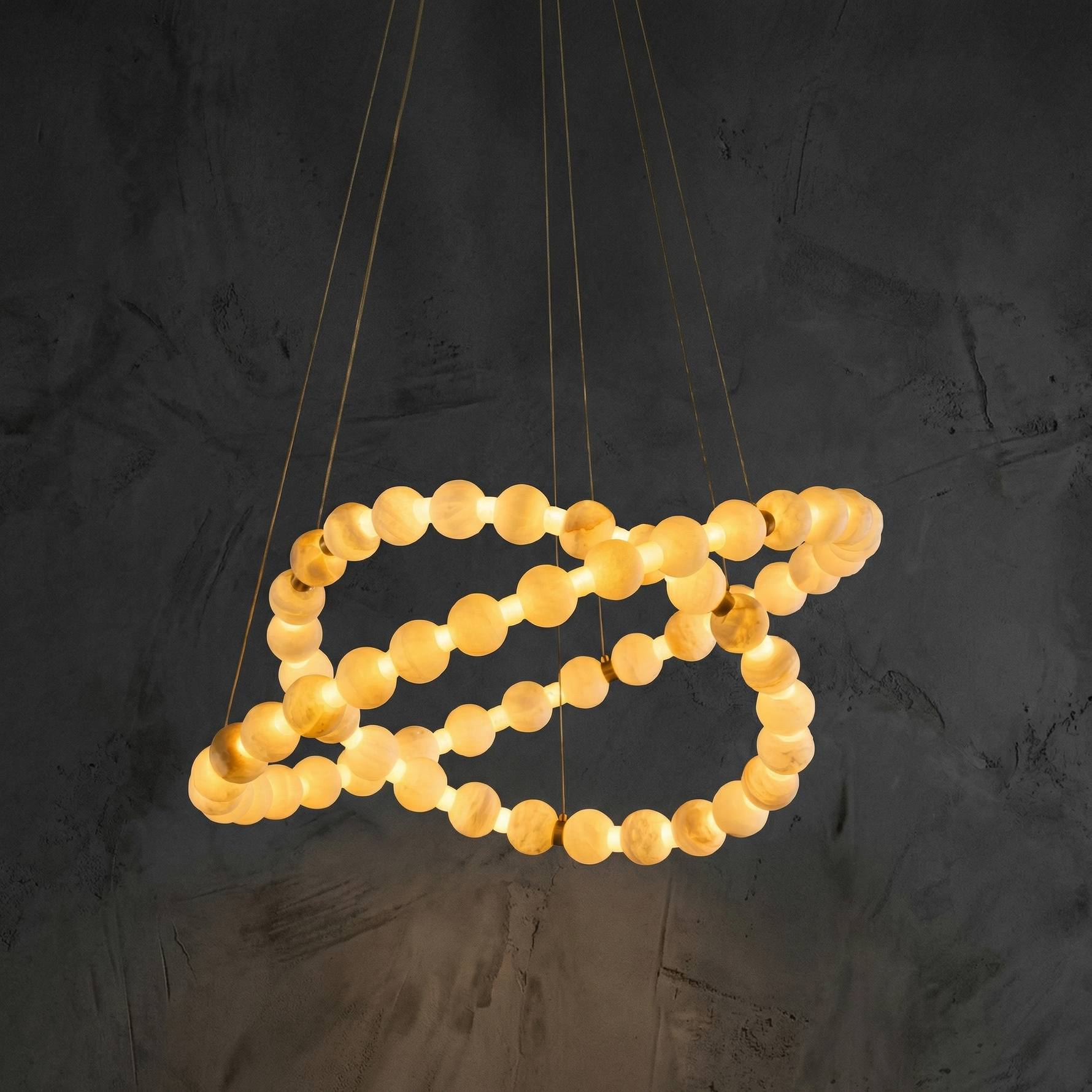 Yiosi Orbita Beads Ring Pendant Light - Image 1