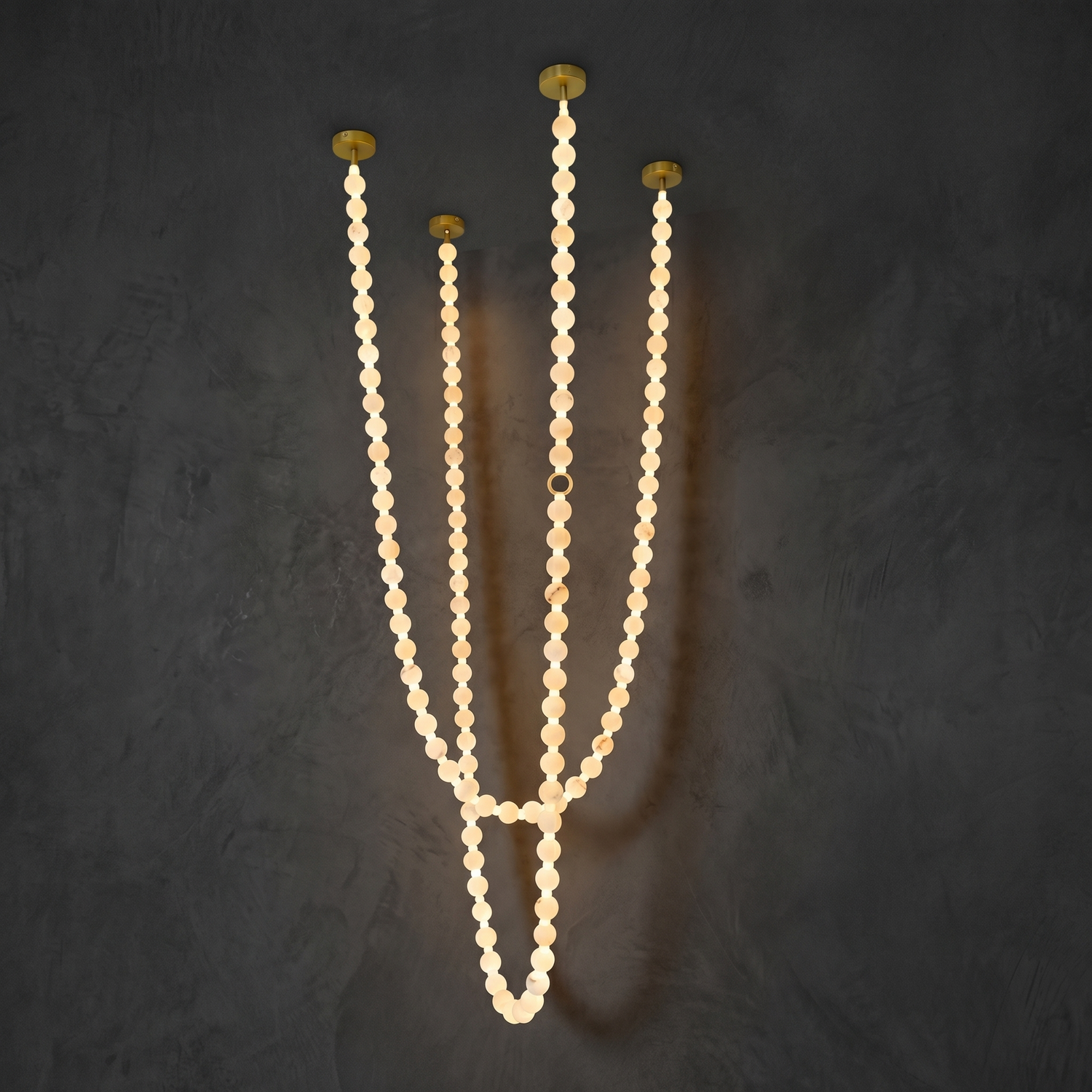 Yiosi Orbita Beads String Pendant Light - Image 1