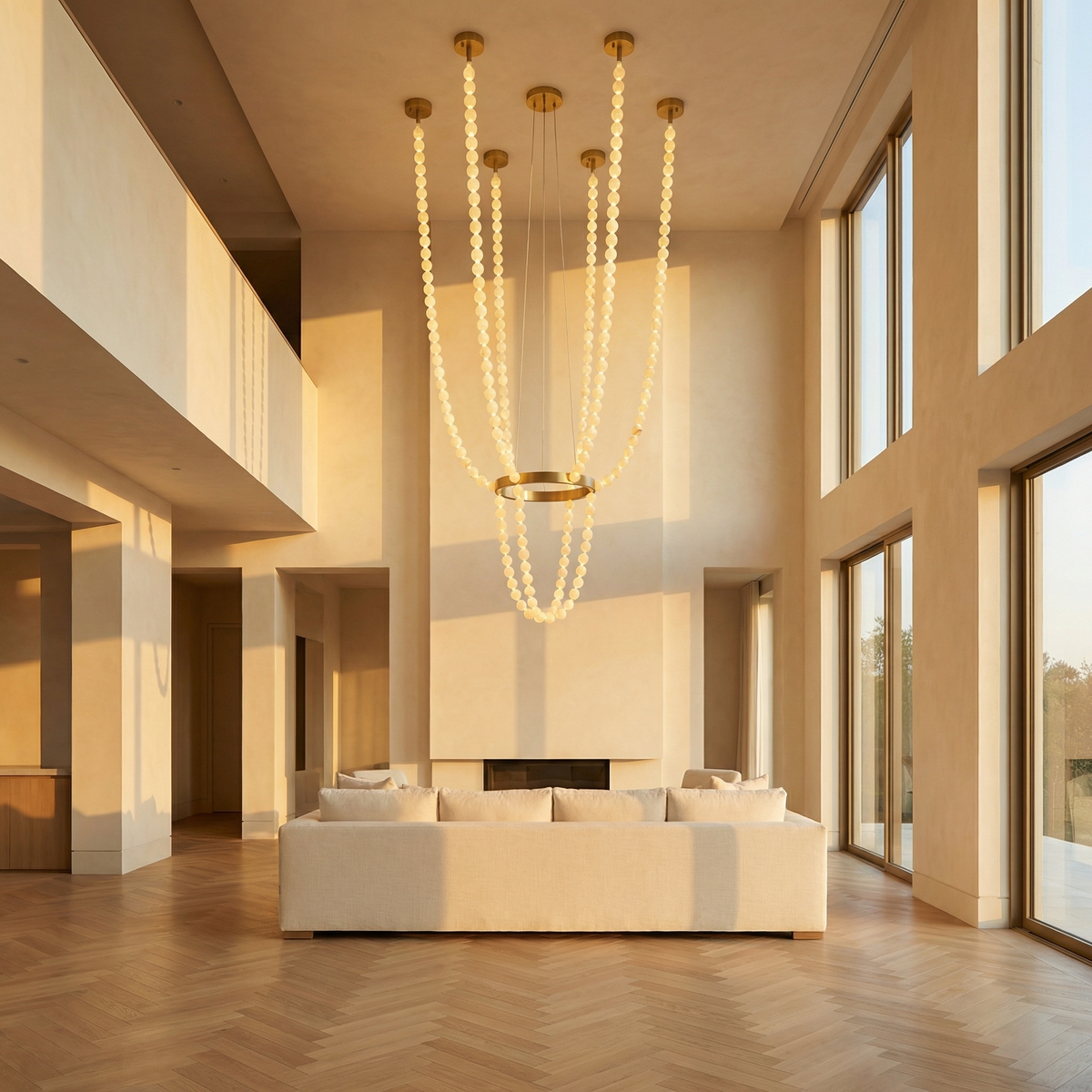 Yiosi Orbita Beads String Pendant Light - Image 3