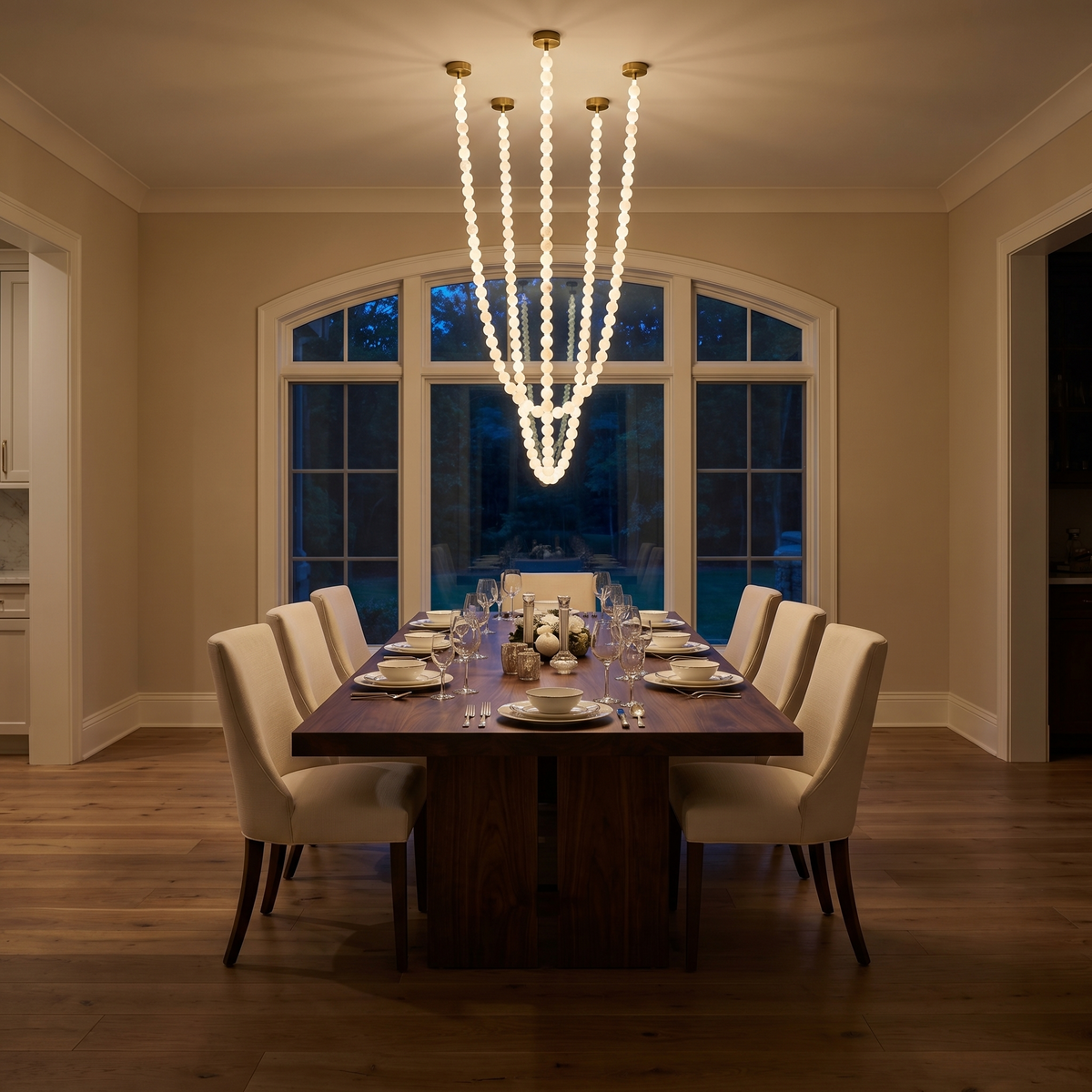 Yiosi Orbita Beads String Pendant Light - Image 4